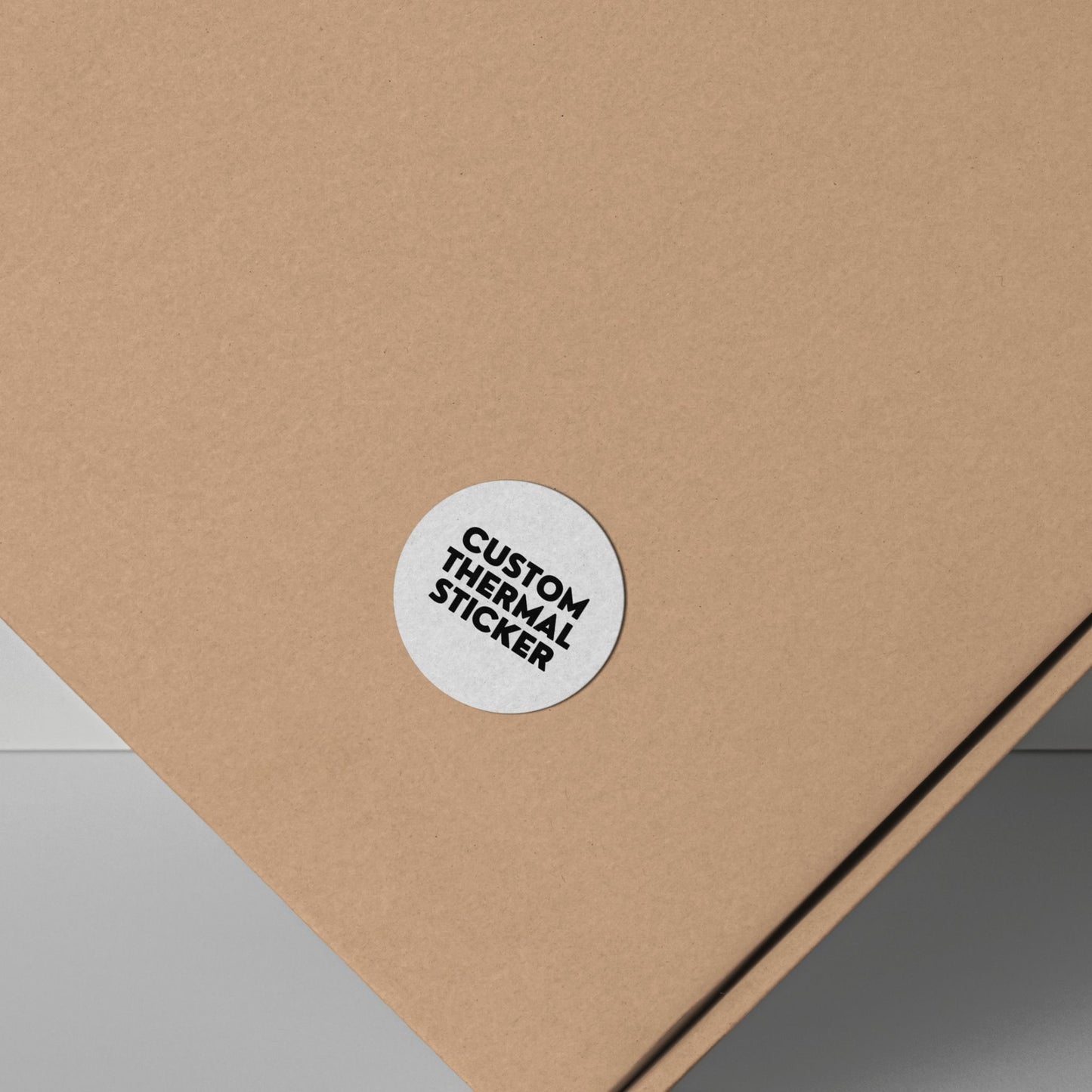 Add a pop of personality to your packaging! These adorable 1-inch Pure White custom circle stickers feature bold black or crisp white printing for your logo or text. Minimum 25, perfect for Etsy & small businesses.