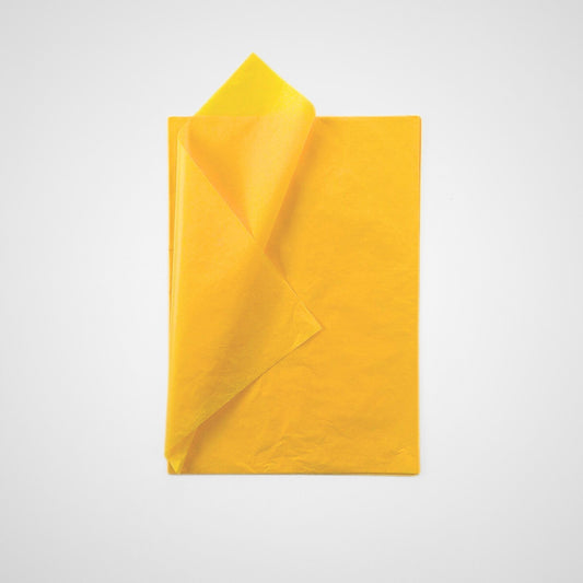 Amber Yellow tissue paper adds a bold pop of color to gift wrapping, crafting, and product packaging. Perfect for small business owners and creatives.
