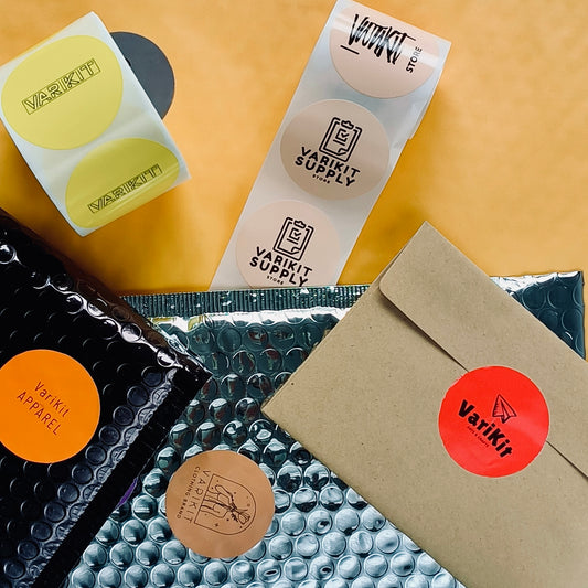 Varikit 2-inch custom-printed direct thermal labels