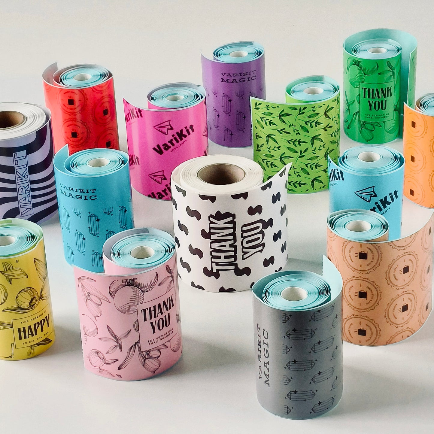 Varikit 4x6-inch custom-printed direct thermal labels