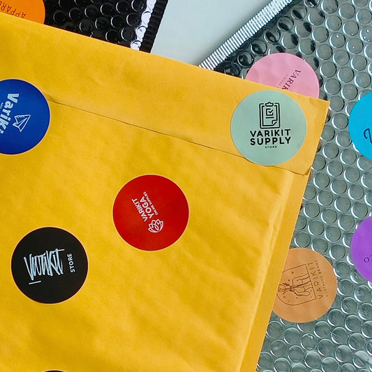 Varikit custom thermal transfer printed circle 2-inch labels