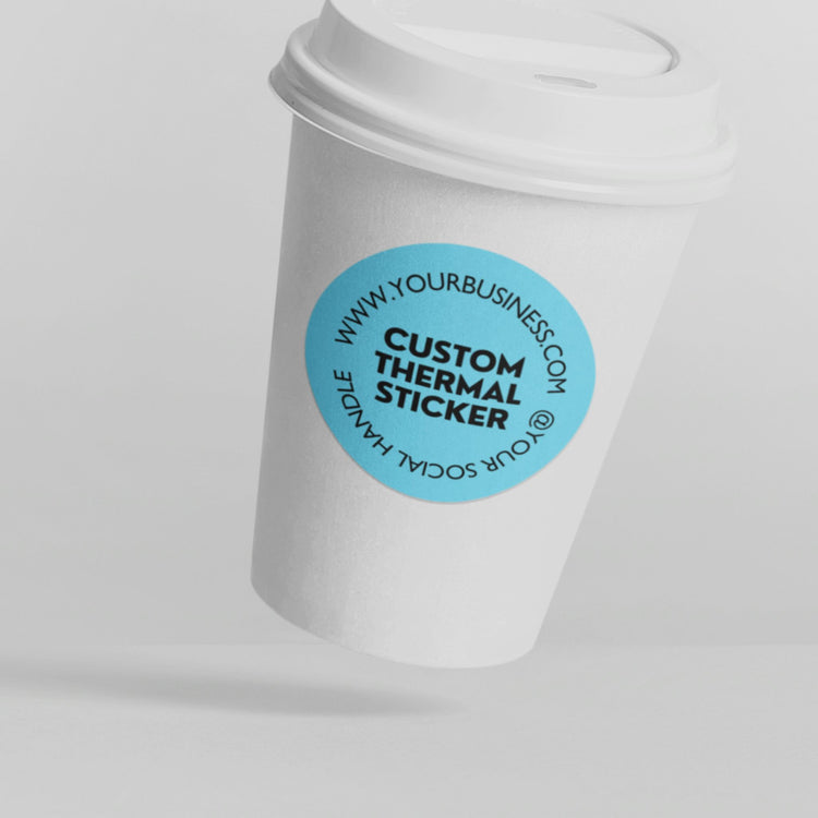 Direct Thermal Custom Printed Business Stickers