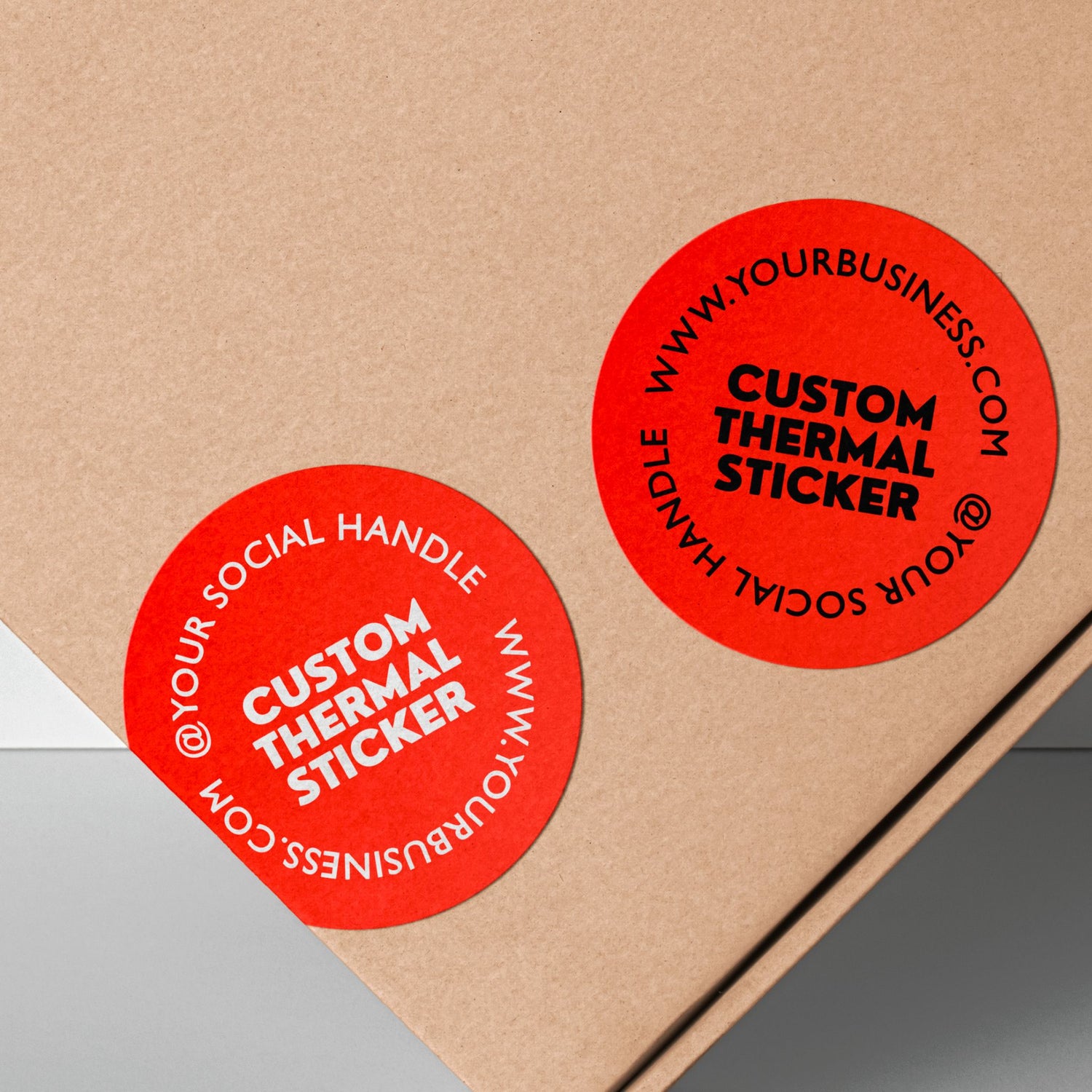 2 Inch Circle Custom Printed Business Stickers