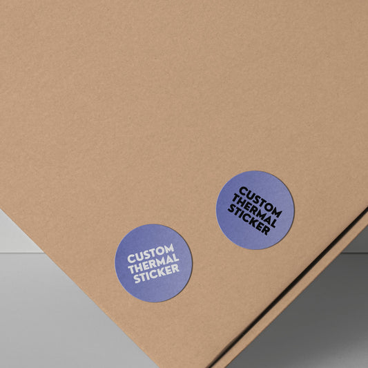 Add a pop of personality to your packaging! These adorable 1-inch Pale Lavender circle stickers feature bold black or crisp white printing for your logo or text. Minimum 25, perfect for Etsy & small businesses.