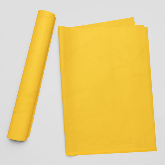 Amber Yellow tissue paper adds a bold pop of color to gift wrapping, crafting, and product packaging. Perfect for small business owners and creatives.