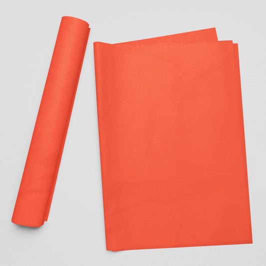Ember Orange tissue paper adds a bold pop of color to gift wrapping, crafting, and product packaging. Perfect for small business owners and creatives.