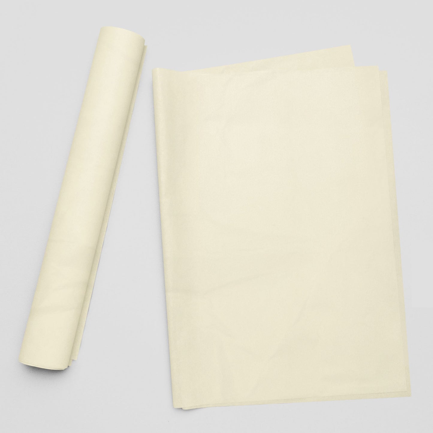 Ivory Cream tissue paper adds a bold pop of color to gift wrapping, crafting, and product packaging. Perfect for small business owners and creatives.