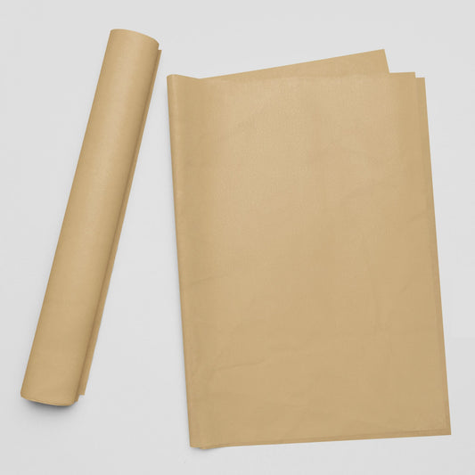 Oatmeal Beige tissue paper adds a bold pop of color to gift wrapping, crafting, and product packaging. Perfect for small business owners and creatives.