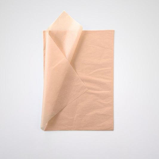 Peach Cream tissue paper adds a bold pop of color to gift wrapping, crafting, and product packaging. Perfect for small business owners and creatives.
