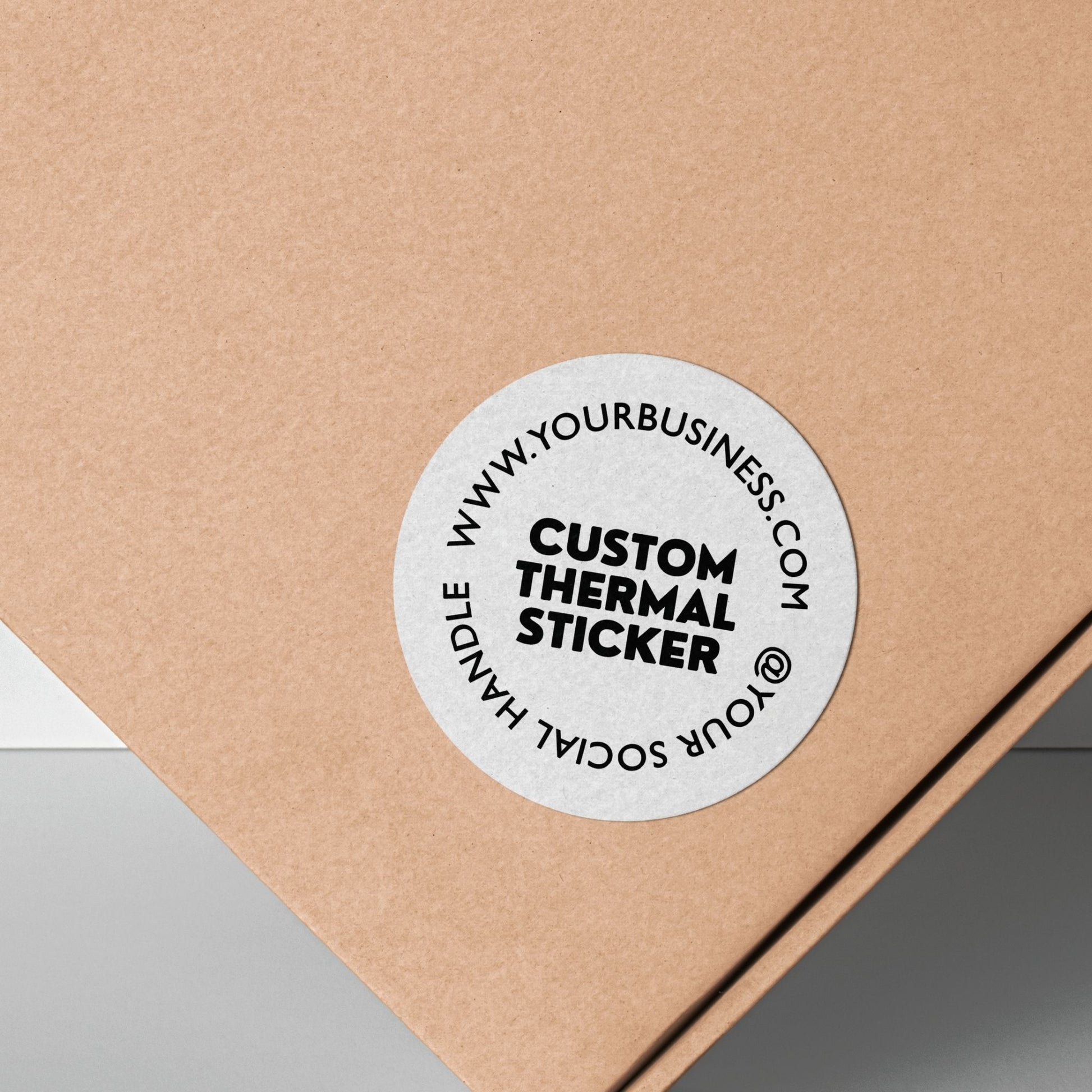 Showcase your brand in vibrant style with these striking 2-inch Pure White thermal transfer stickers! Print your logo and text in bold black for a high-impact look. Ideal for small businesses seeking beautiful, scratch-resistant custom stickers in low MOQs. Elevate your packaging, branding, or crafts!